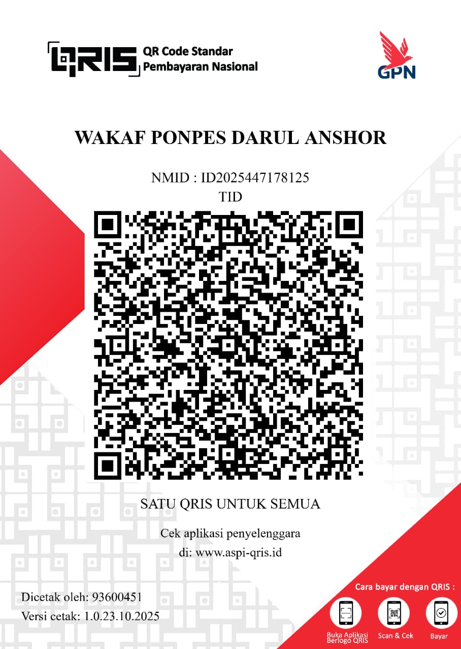 QRIS Wakaf Ponpes Darul Anshor